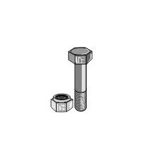 Boulon avec écrou frein - M10x1,5 - 10.9 - AG008595