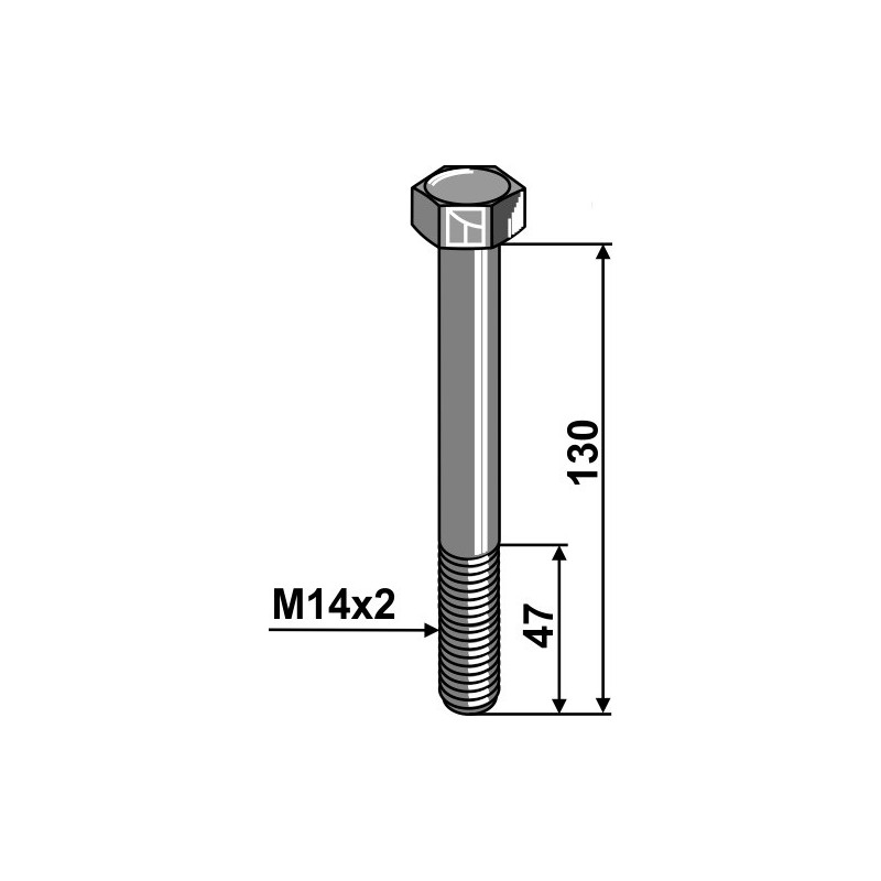 Boulon M14x130 - 10.9