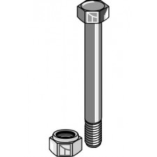 Boulon avec écrou frein - M16x1,5 - 8.8 - Mulag - Schraube: TM60-07-0227 - Mutter: TM60-07-0228