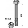 Boulon M16x150 - 10.9