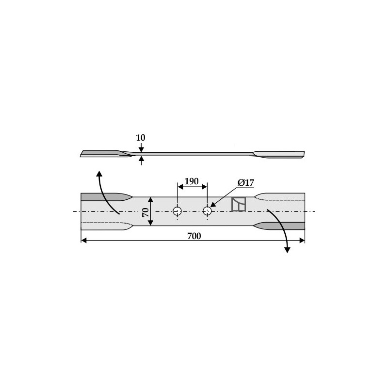 Couteau droit - AG002469