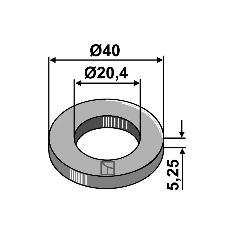 Rondelle Ø40