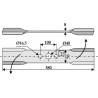 Couteau torsadé - gauche - AG002425