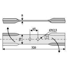 Couteau torsadé - AG002420