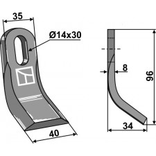 Couteau-Y - Kuhn - A54112340