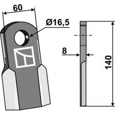 Couteau droit - AG002158