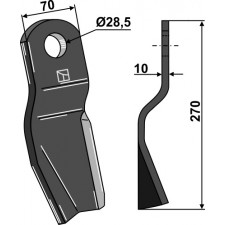 Fléau - gauche - AG002143