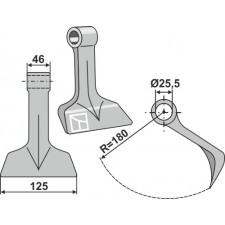 Marteau broyeur - Maschio / Gaspardo - T30004025 - T30004027R