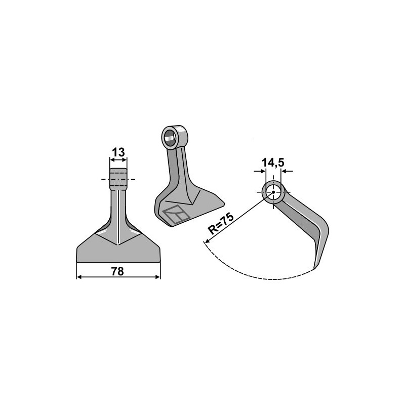 Marteau broyeur - Maschio / Gaspardo - M48400405R