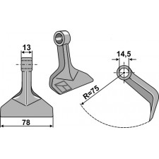 Marteau broyeur - Maschio / Gaspardo - M48400405R