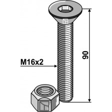 Boulon à six pan creux