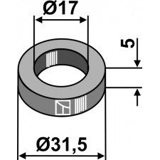 Rondelle Ø31,5x5xØ17 - Rousseau - 5.750.05