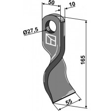 Couteau torsadé - AG001731