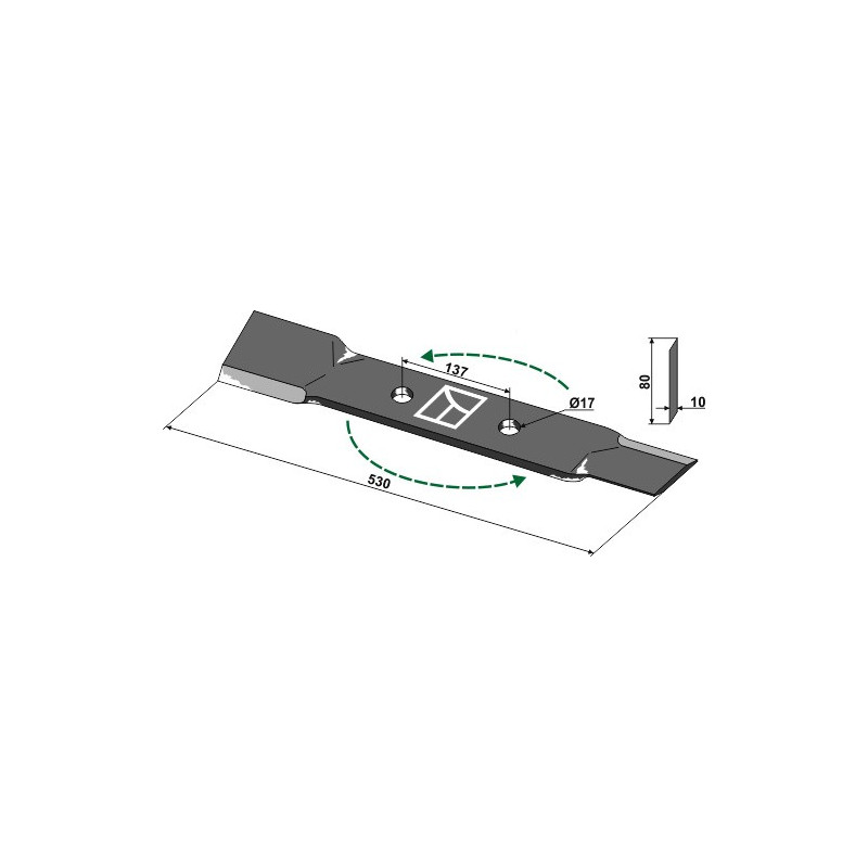 Couteau - modèle gauche - AG001602