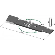 Couteau - modèle gauche - AG001602