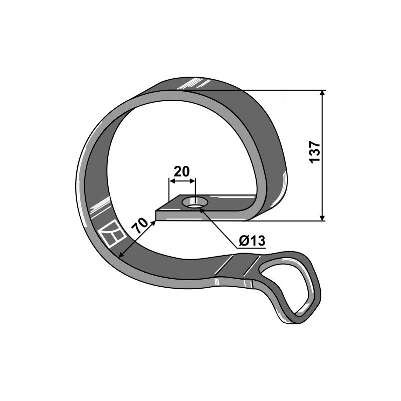 Renfort double spire - AG004289