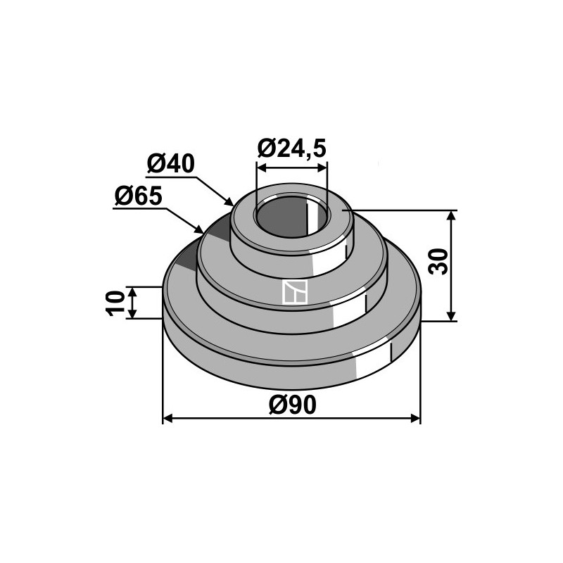 Plaque de support - Vogel u. Noot - G0305200