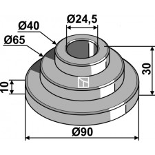 Plaque de support - Vogel u. Noot - G0305200