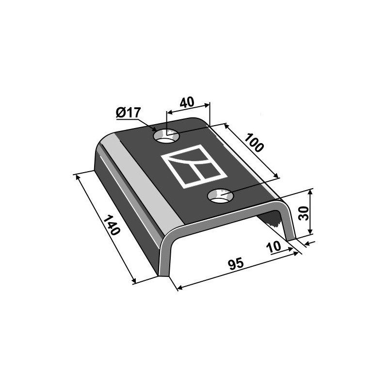 Plaque fe fixation - AG003964