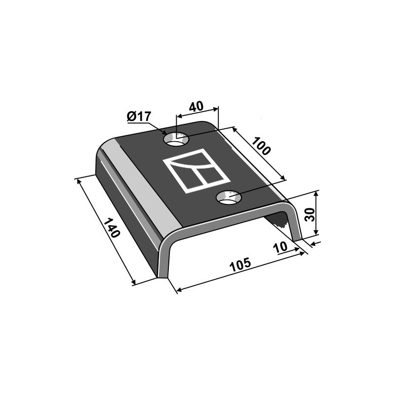 Plaque fe fixation - AG003959