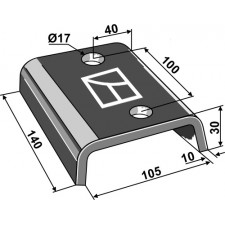 Plaque fe fixation - AG003959