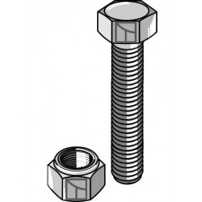 Boulon M16 x 55