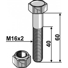 Boulon M16 x 60