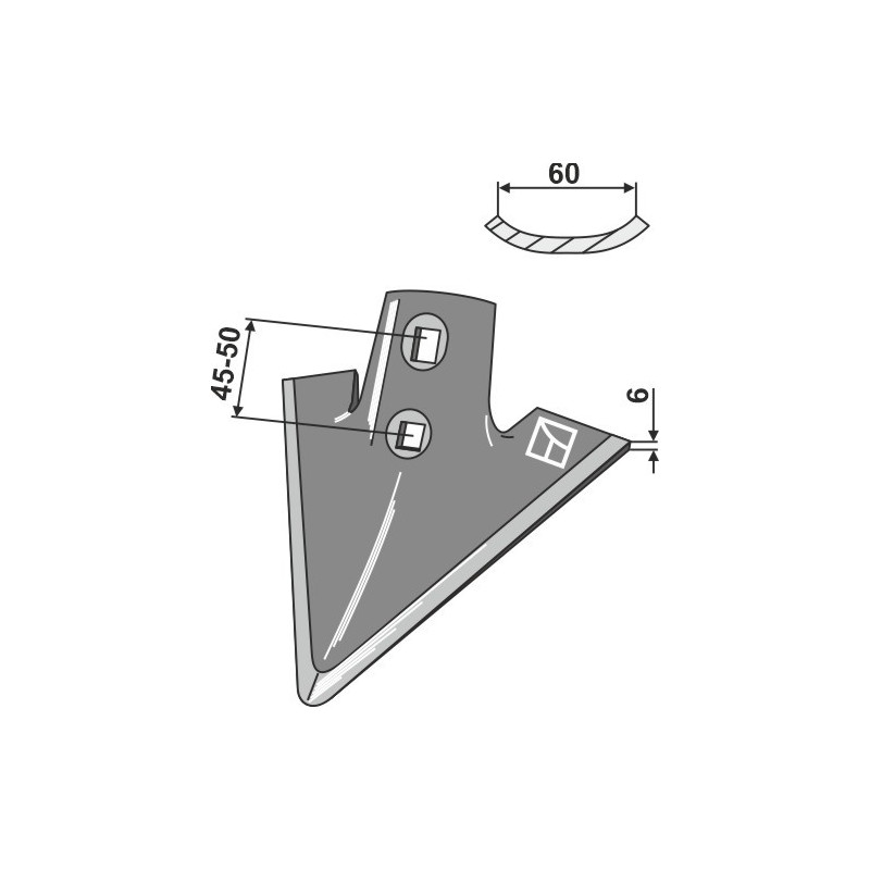 Soc triangulaire - AG003865