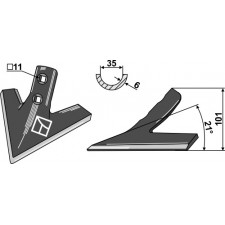 Soc triangulaire - AG003823