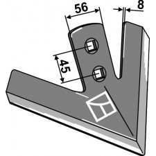 Soc triangulaire 245mm - Maschio / Gaspardo - F20120082