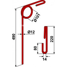 Griffe de semoir - Väderstad - 400975