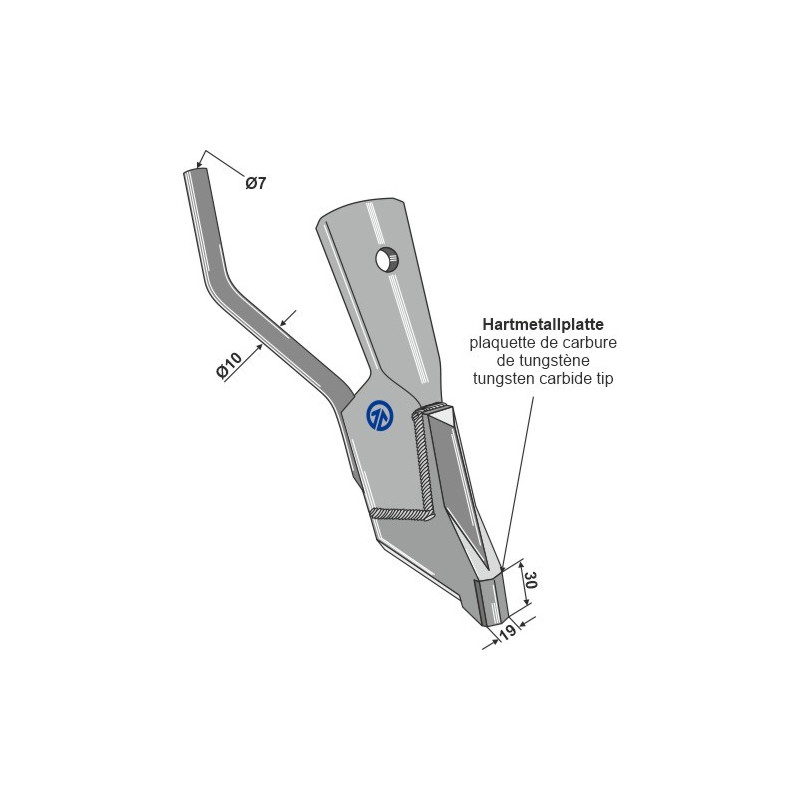 Soc de semoir à échange rapide - AG012998