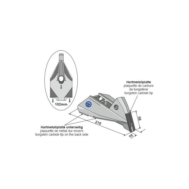 Pointe variable - Semence et engrais - AG014768