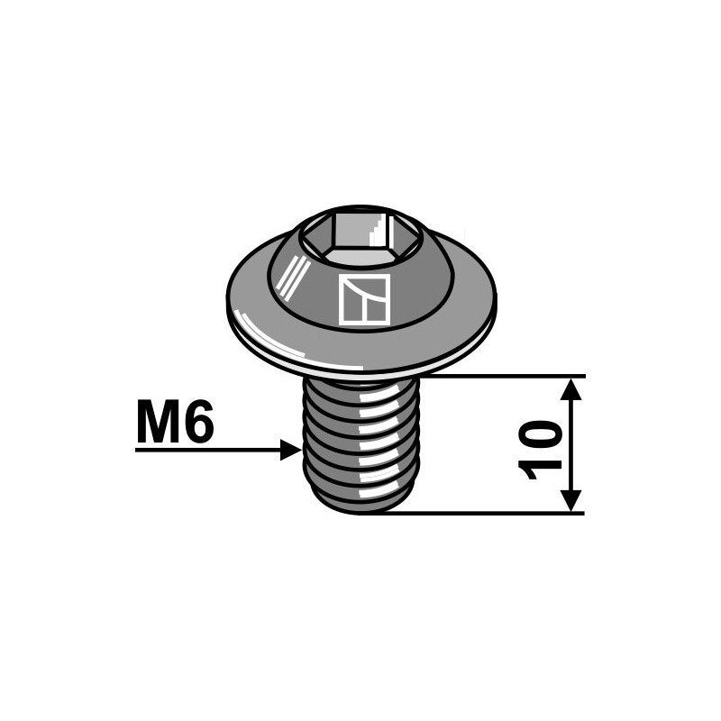 Boulon de fixation - 10.9 - AG008413