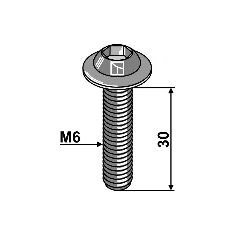 Boulon de fixation - 10.9 - AG008412