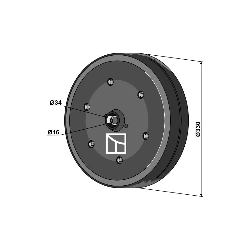 Roue complète - Amazone - LE240