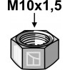 Écrou hexagonal - M10x1,5 - John Deere - LCA72050