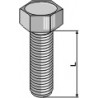 Boulon à tête hexagonal - galvanisée - AG008974