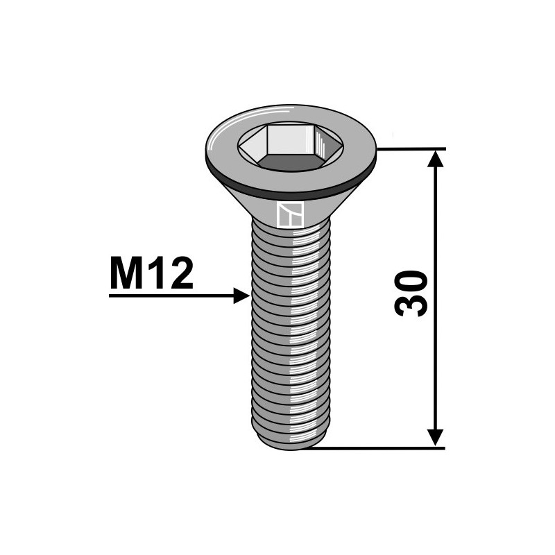 Boulon à six pan creux - AG008893