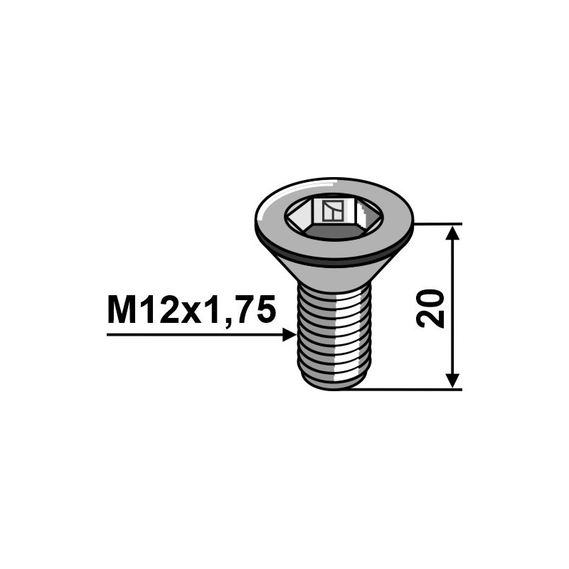 Boulon à six pan creux - AG013517