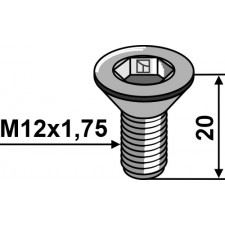 Boulon à six pan creux - AG013517