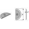 Couteau pour mélangeurs de fourrage à souder - AG005773