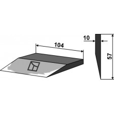 Couteau latéral 104mm - Alö - 11261398