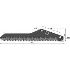 Couteau d'ensilage - Pöttinger - 434.010