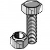 Boulon avec écrou à freinage interne - M16x2 - 10.9 - AG008813