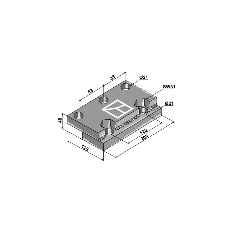 Plaque adapteur - AG006950