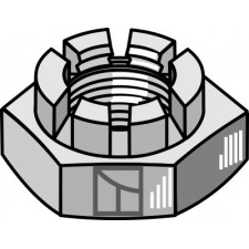 Écrou à créneaux dégagés - M24x2