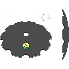 Disque crénelé Ø660x6 - AG006386