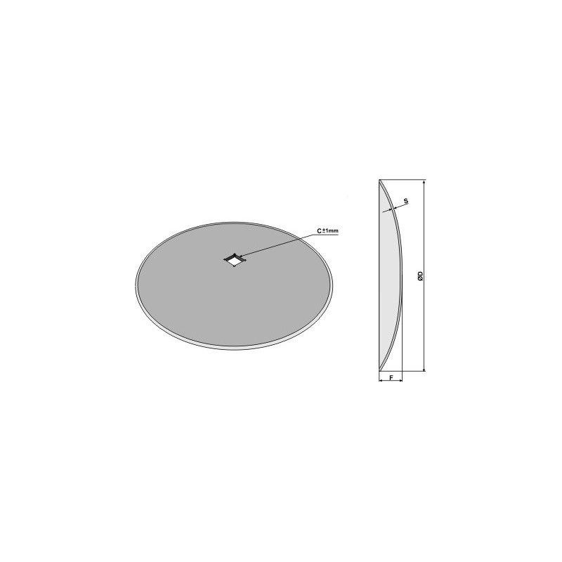 Disque lisse Ø810x8 - AG013448