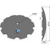 Disque crénelé Ø710x8 - AG006204